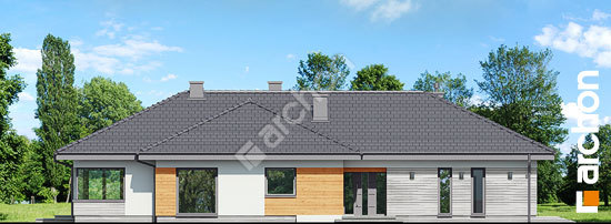 Боковой фасад Дом в обриете 2 (Г2)