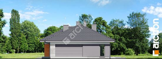 Передній фасад Будинок в обрієті 2 (Г2)