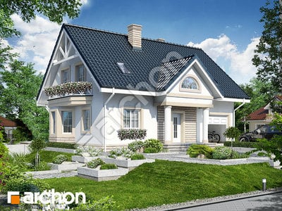 Проект дома ARCHON+ Дом в сапфирах вер.2 