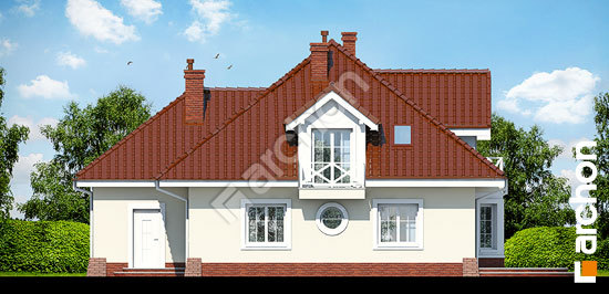 Дворовой фасад Дом в зорьках (Г2) вер.2