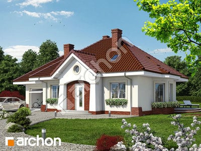 Проєкт будинку ARCHON+ Будинок в лотосах (Г) вер.2 