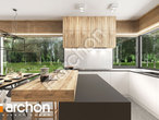 Проект будинку ARCHON+ Будинок в нарахнілах 3 (Г2) візуалізація кухні 1 від 2