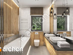 Проект будинку ARCHON+ Будинок в нарахнілах 3 (Г2) візуалізація ванни (візуалізація 3 від 1)