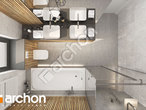 Проект дома ARCHON+ Дом в наранхиле 3 (Г2) визуализация ванной (визуализация 3 вид 4)