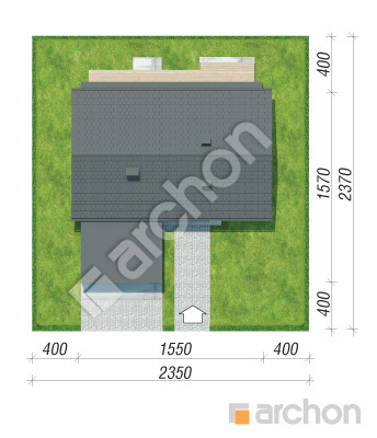 Проект дома ARCHON+ Дом в наранхиле 3 (Г2) Ситуація