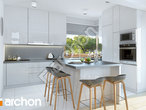 Проект дома ARCHON+ Дом в брунерах визуализация кухни 1 вид 1