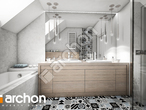 Проект будинку ARCHON+ Будинок в брунерах візуалізація ванни (візуалізація 3 від 2)
