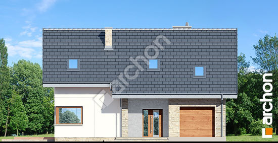 Передний фасад Дом в брунерах