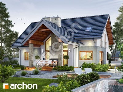Проект дома ARCHON+ Дом в брунерах 