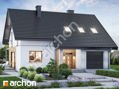 Проєкт будинку ARCHON+ Будинок в журавках 12 (Г) 