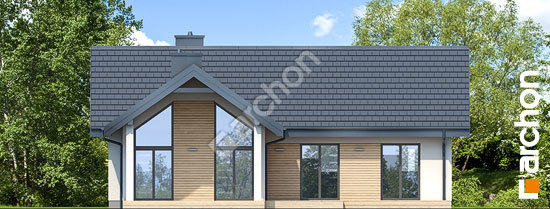 Дворовой фасад Дом в мажанках 4