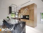 Проект дома ARCHON+ Дом в мажанках 4 визуализация кухни 1 вид 4