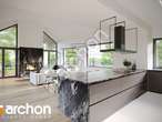 Проект дома ARCHON+ Дом в мажанках 4 визуализация кухни 1 вид 5