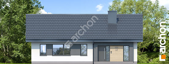 Передній фасад Будинок в мажанках 4