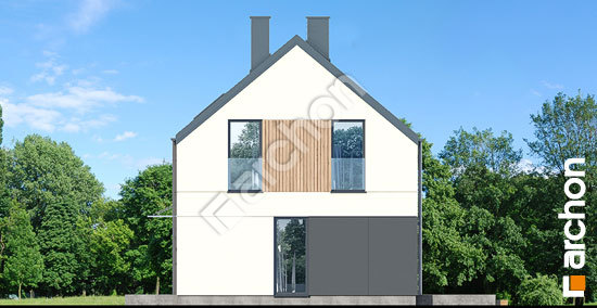 Боковой фасад Дом в иберисах 4