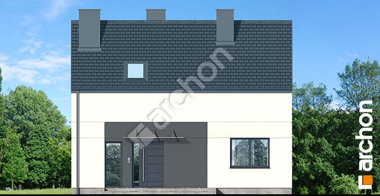 Передний фасад Дом в иберисах 4