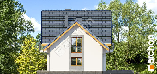 Боковой фасад Дом в рододендронах 7 (Г2Н)