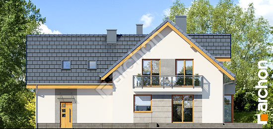 Дворовий фасад Будинок в рододендронах 7 (Г2Н)