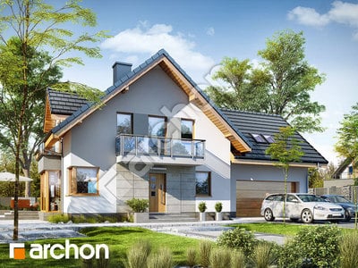 Проект дома ARCHON+ Дом в рододендронах 7 (Г2Н) 