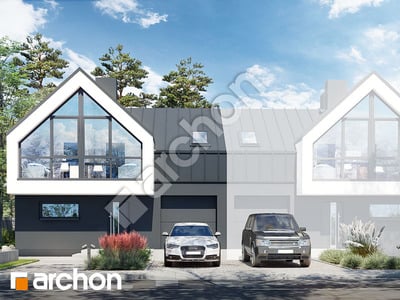 Проект дома ARCHON+ Дом в мускатах 2 (Б) 