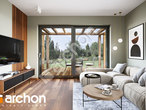 Проект будинку ARCHON+ Будинок в арлетах 2  денна зона (візуалізація 1 від 2)