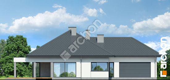 Передній фасад Будинок в підсніжниках 8 (Г2)