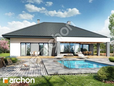 Проект дома ARCHON+ Дом в подснежниках 8 (Г2) 