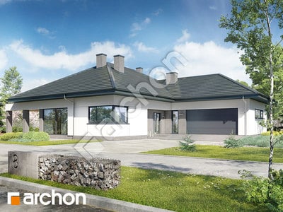Проект будинку ARCHON+ Будинок в підсніжниках 8 (Г2) Вид 2