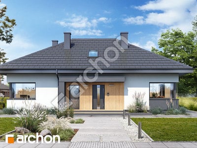 Проект дома ARCHON+ Дом под красной рябиной 12 (Н) 