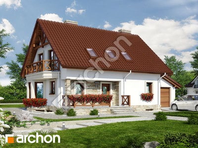 Проєкт будинку ARCHON+ Будинок в деванні 2 (П) вер.3 