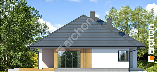 Боковой фасад Дом в альвах 3