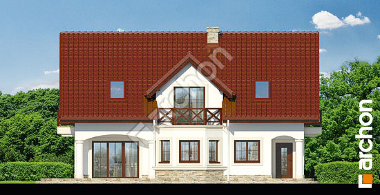 Передний фасад Дом в майоране 2 вер.2