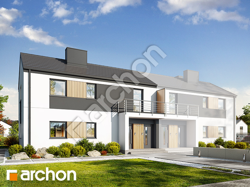 Проєкт будинку ARCHON+ Будинок в халезіях (Р2Б) вер.3 Вид 1