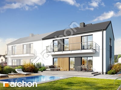 Проєкт будинку ARCHON+ Будинок в халезіях (Р2Б) вер.3 Вид 2