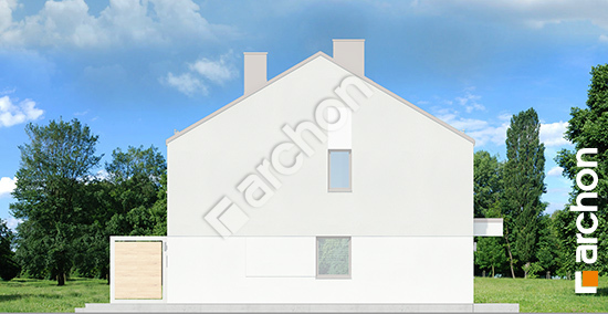 Бочний фасад Будинок в рівіях (Б)