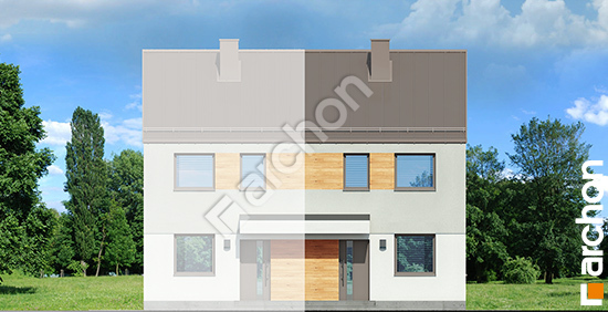 Передній фасад Будинок в рівіях (Б)