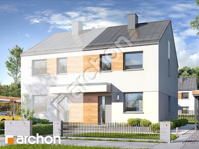 Проєкт будинку ARCHON+ Будинок в рівіях (Б) 