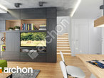 Проект дома ARCHON+ Дом в рододендронах 21 (НТ) дневная зона (визуализация 1 вид 2)