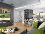 Проект дома ARCHON+ Дом в рододендронах 21 (НТ) дневная зона (визуализация 1 вид 3)