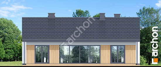 Дворовий фасад Будинок в акебіях 7