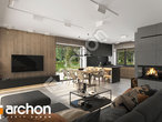 Проект будинку ARCHON+ Будинок в хлорофітумі 16 денна зона (візуалізація 1 від 4)