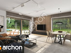 Проект дома ARCHON+ Дом в хлорофитуме 16 дневная зона (визуализация 1 вид 2)