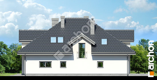 Бочний фасад Будинок в хебе 2 вер.2