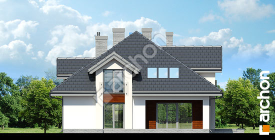 Дворовий фасад Будинок в хебе 2 вер.2