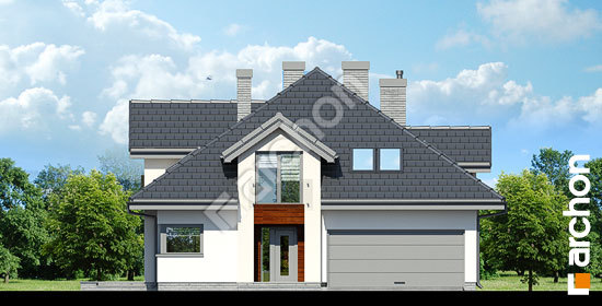 Передний фасад Дом в хебе 2 вер.2