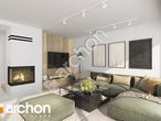 Проект будинку ARCHON+ Будинок в папаверах 2 (А) денна зона (візуалізація 1 від 2)