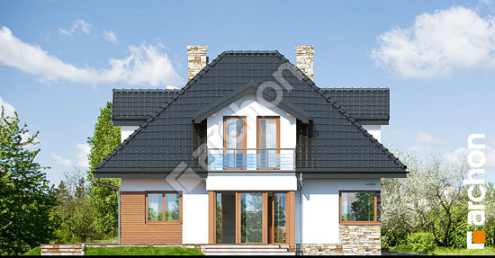 Бочний фасад Будинок в чорнушці 2 вер.2