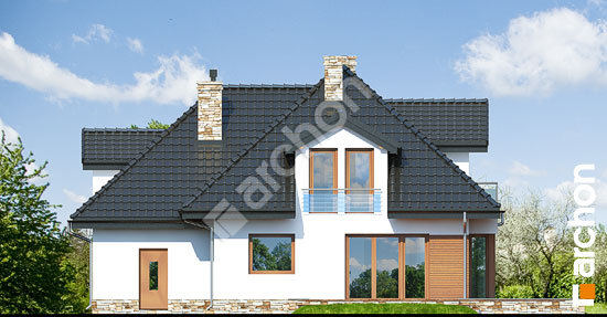 Дворовой фасад Дом в чернушке 2 вер.2 