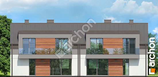 Дворовий фасад Будинок в полині 2 (Р2) ВДЕ