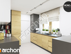 Проект будинку ARCHON+ Будинок в айдаредах (A) візуалізація кухні 2 від 1